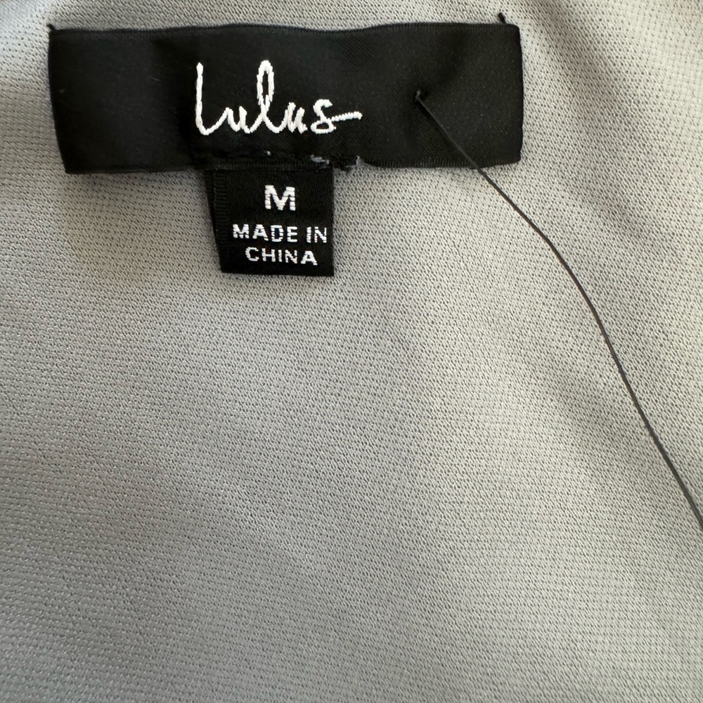 NWT Lulus Lovely Endings Dusty Blue One-Shoulder Pleated Maxi Dress - Picture 8 of 9